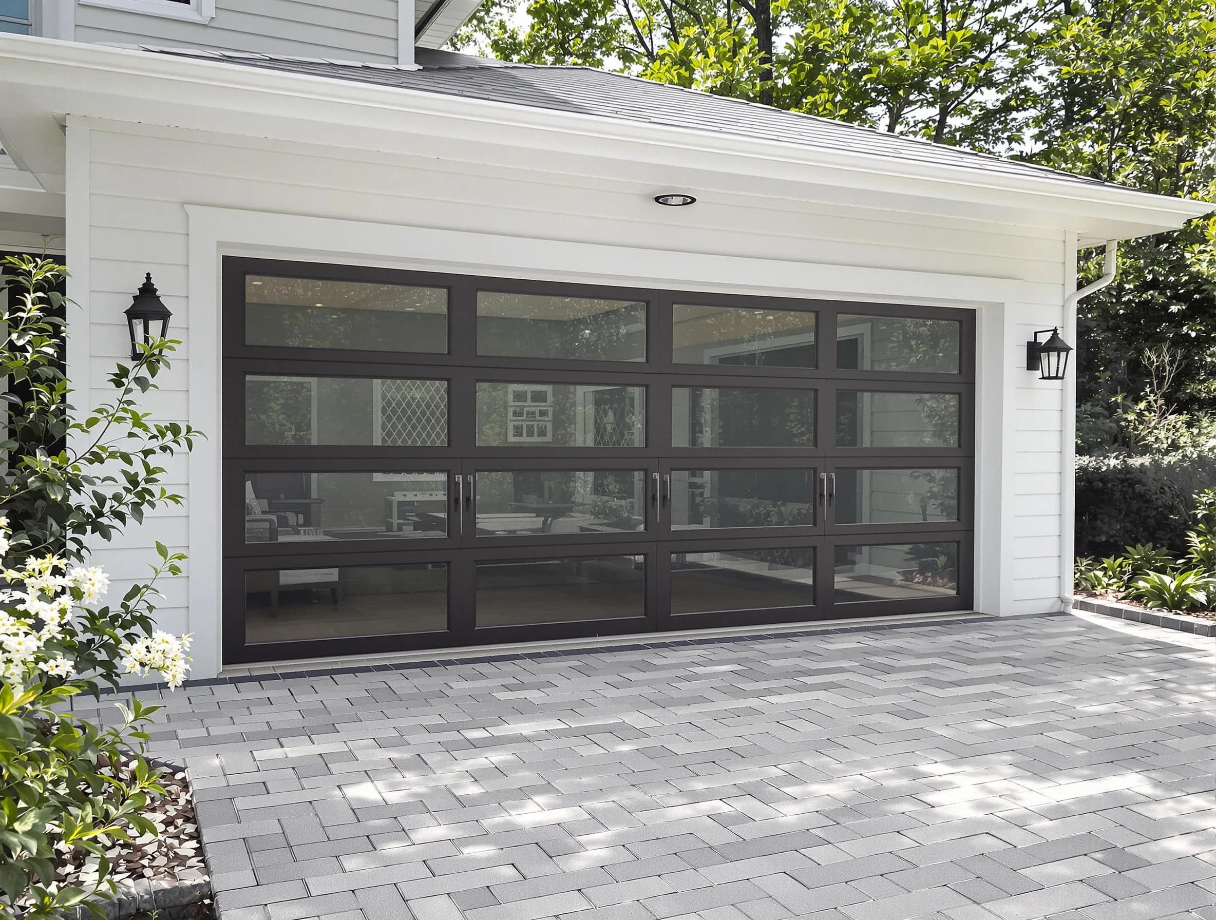 Leeds Garage Door Repair design specialist presenting custom garage door options to Leeds homeowner