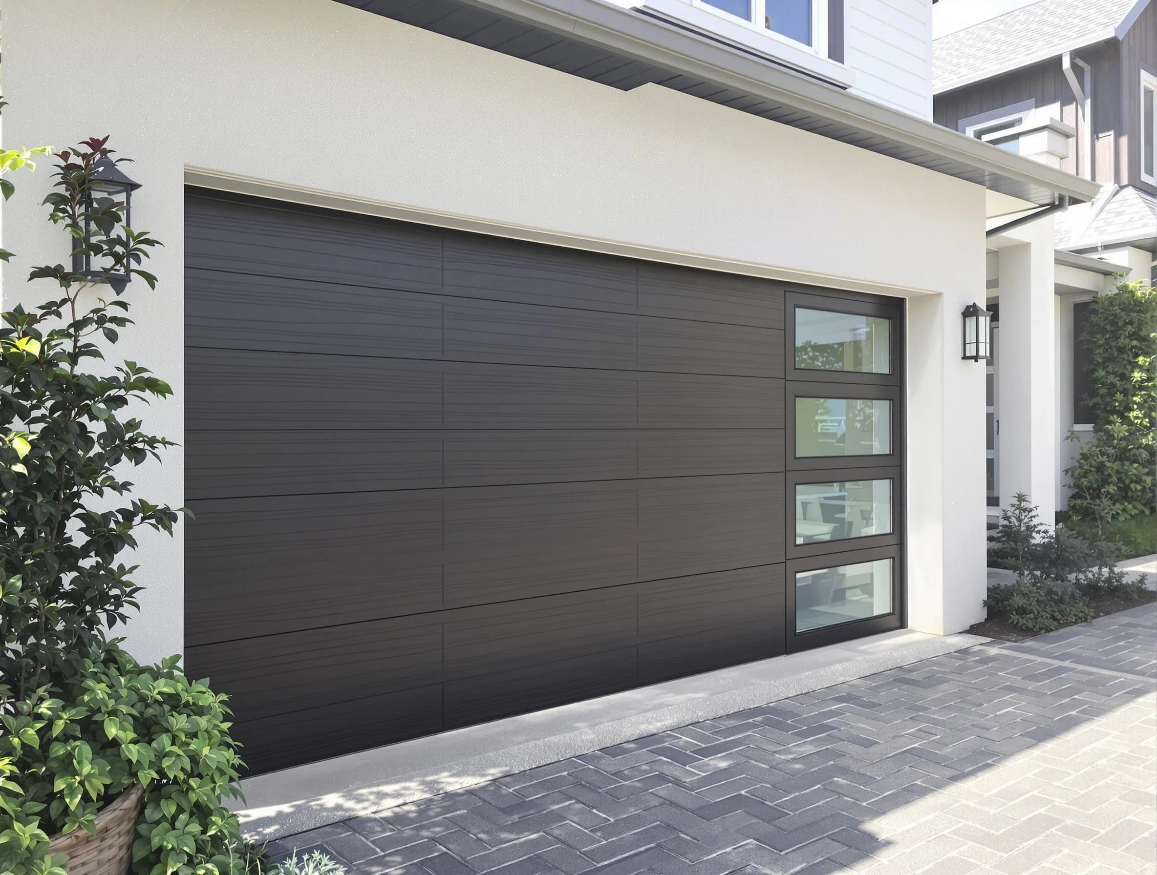 Custom garage door installation by Leeds Garage Door Repair in Leeds