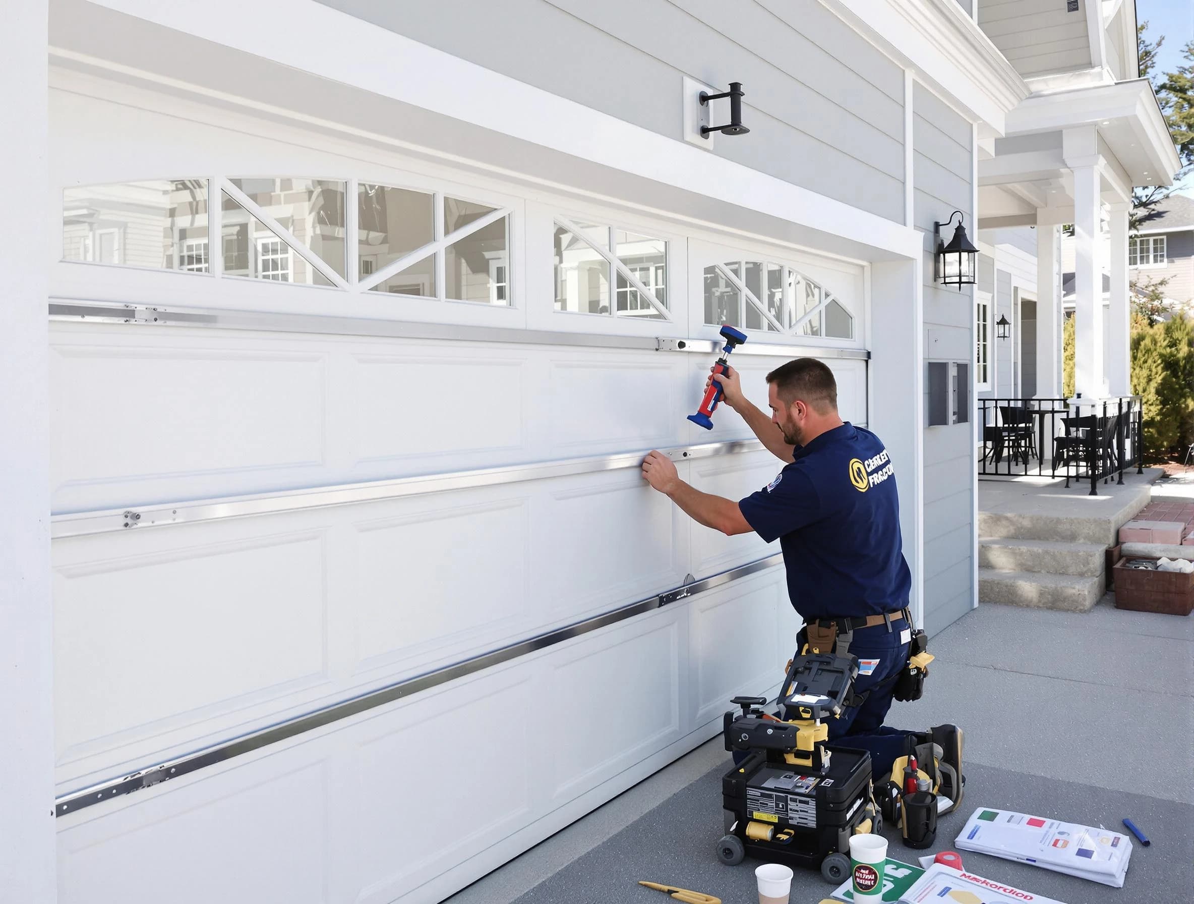 Professional garage door installation by Leeds Garage Door Repair in Leeds