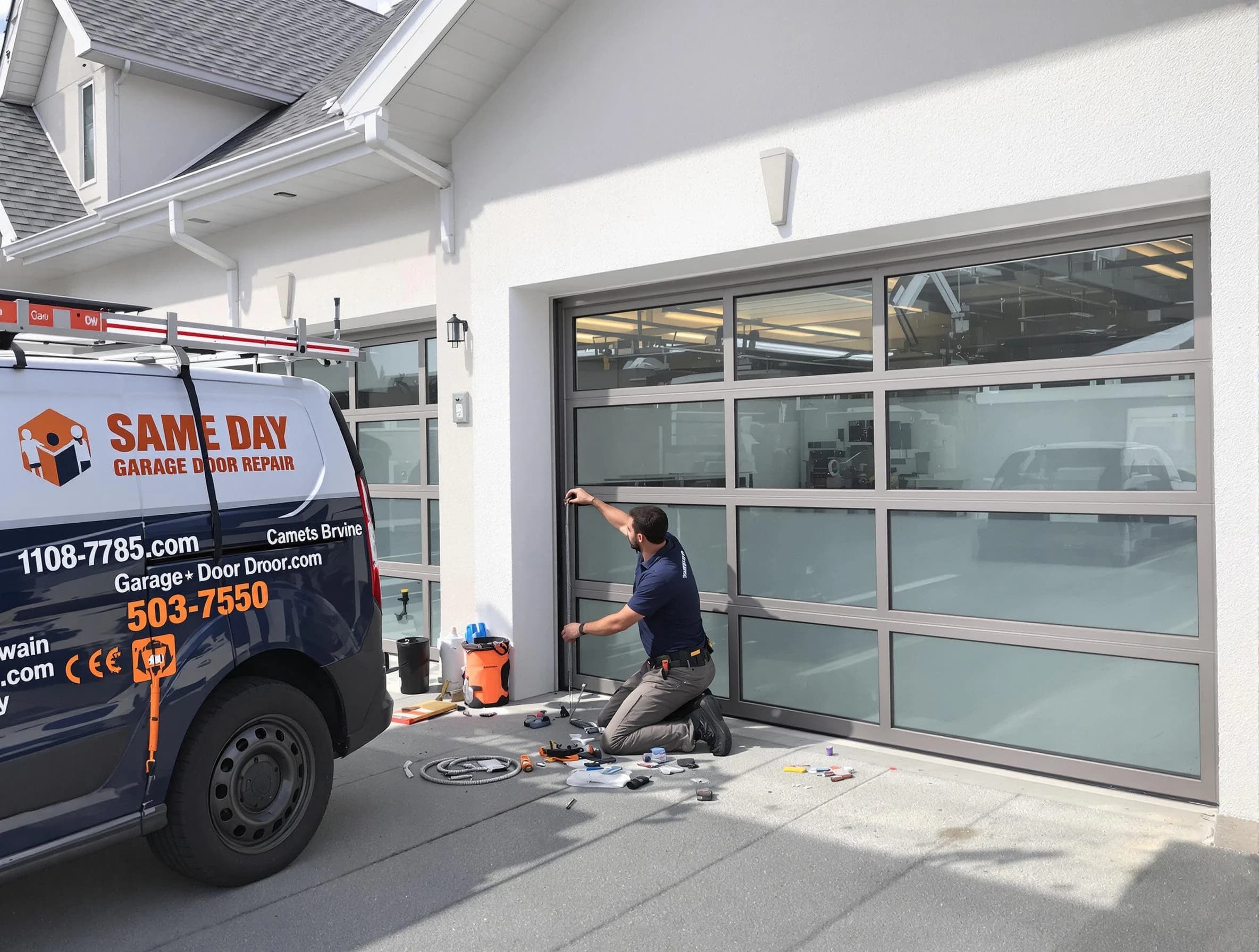 Same-day garage door repair service by Leeds Garage Door Repair in Leeds