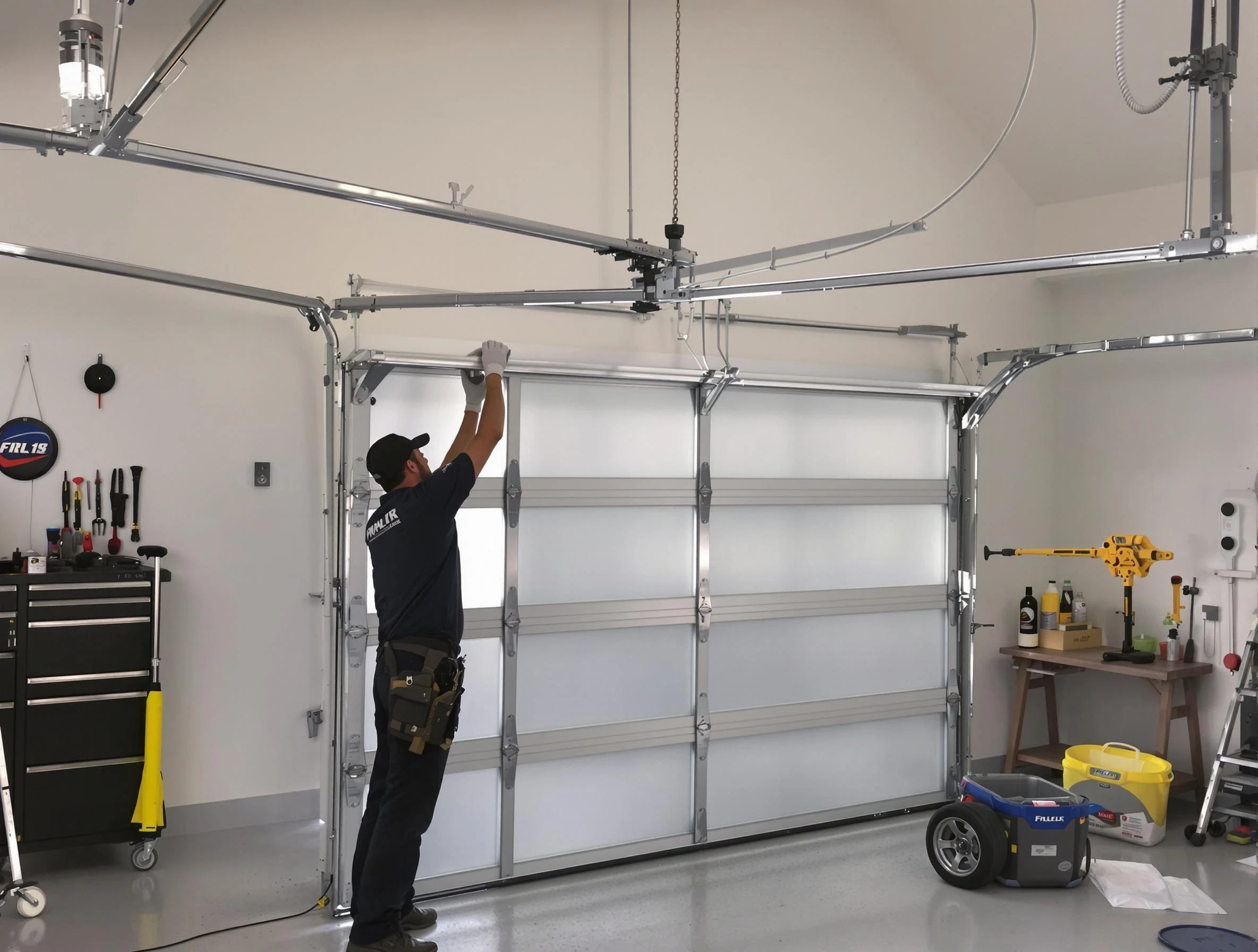 Leeds Garage Door Repair certified team performing precision garage door installation in Leeds