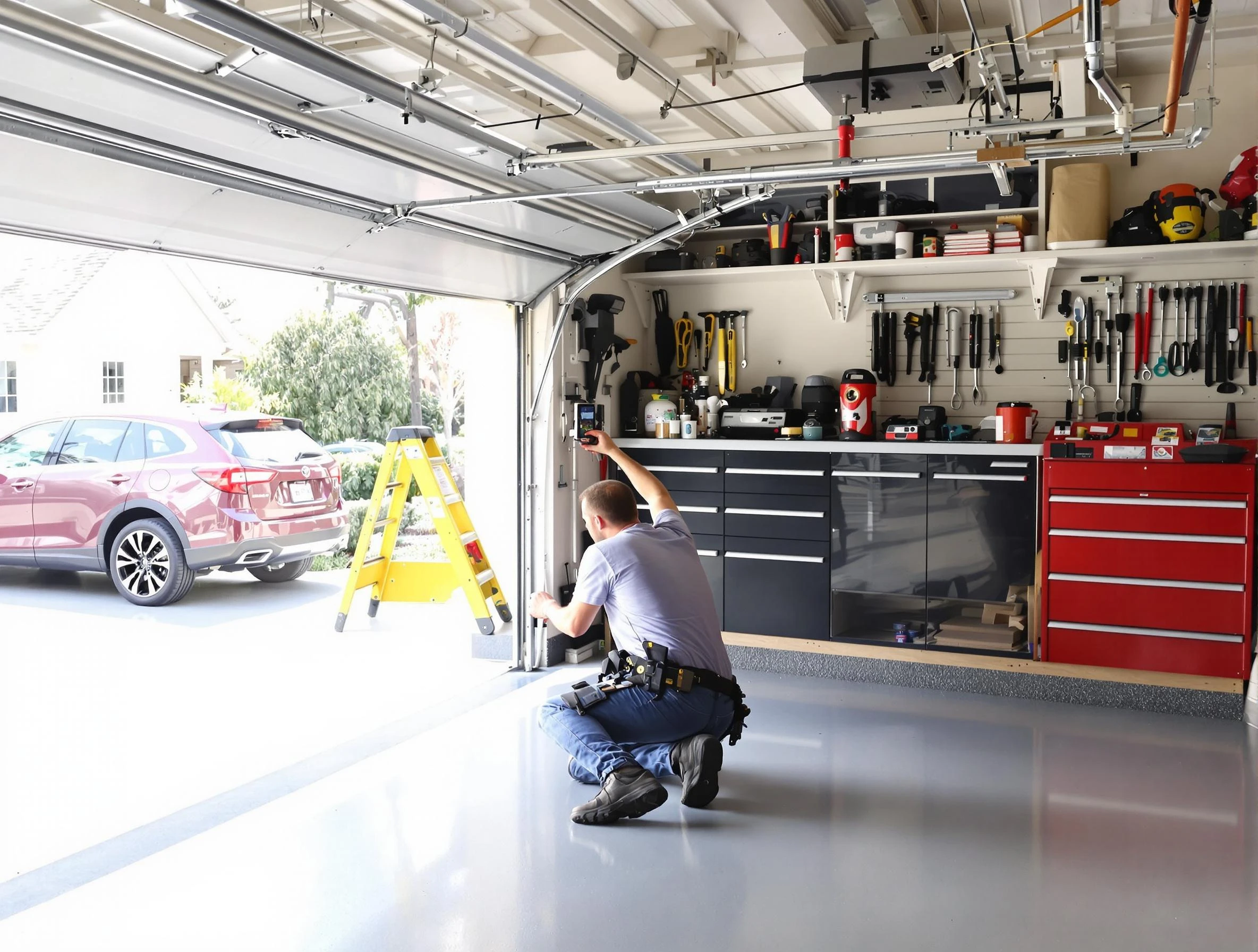 Local garage door repair service by Leeds Garage Door Repair in Leeds