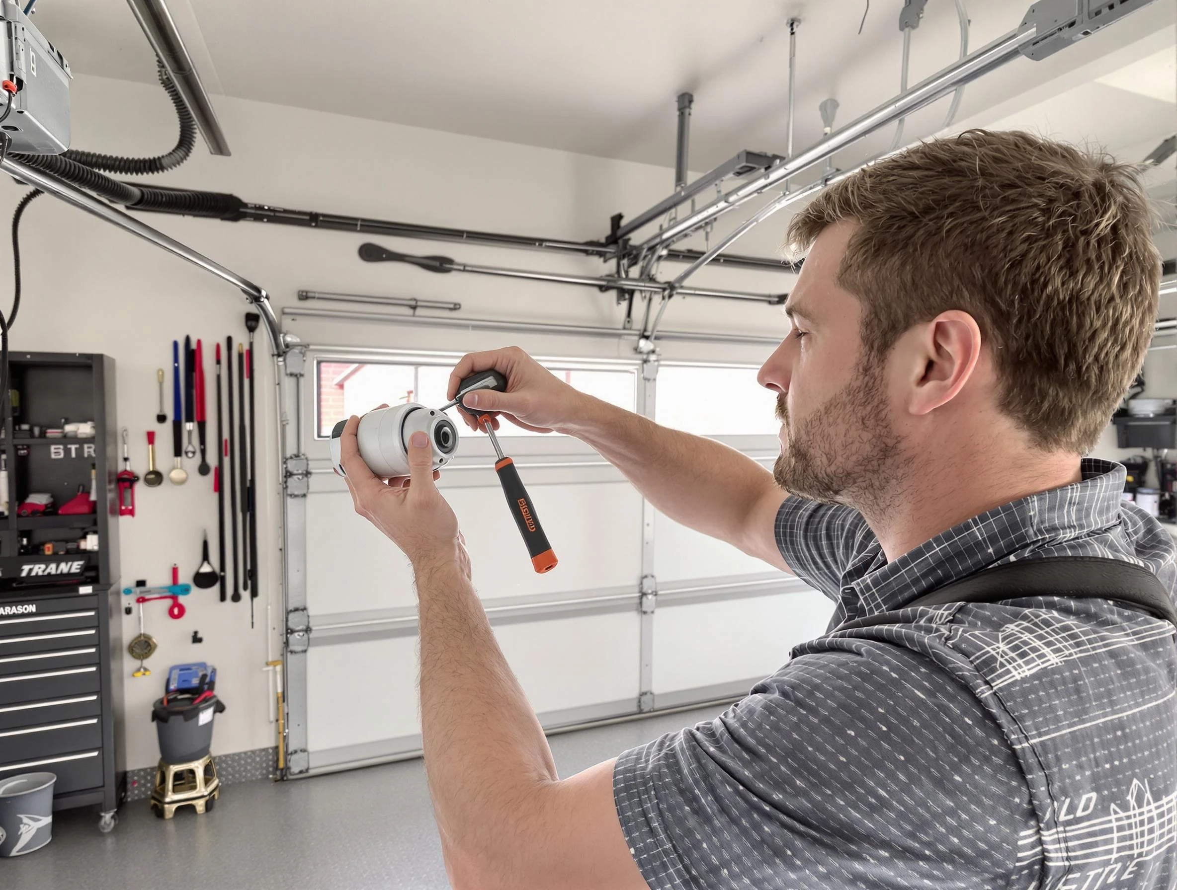 Garage door opener repair service by Leeds Garage Door Repair in Leeds